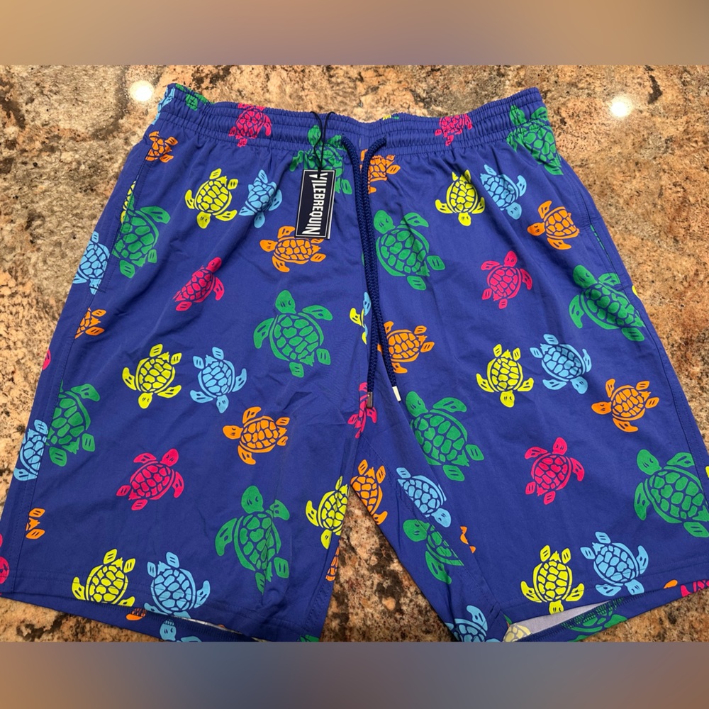 Vilebrequin Multicolor Turtle Swim Trunks